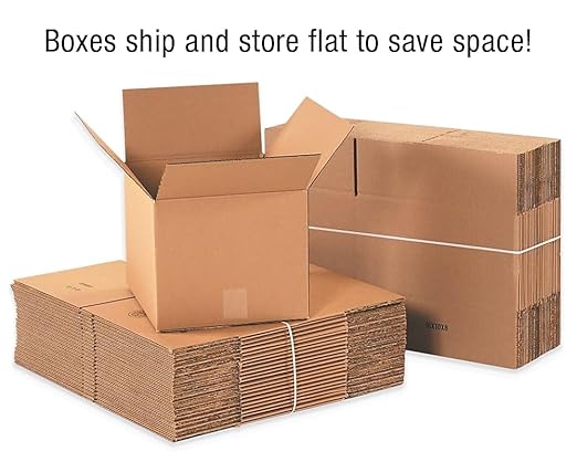 BOX USA Moving Boxes 13"L x 10"W x 13"H Medium 25-Pack | Corrugated Cardboard - Image 4