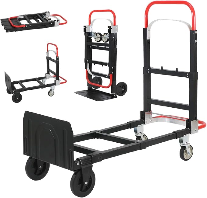 3 in 1 Convertible Hand Truck, Folding Hand Dolly Cart - Image 8