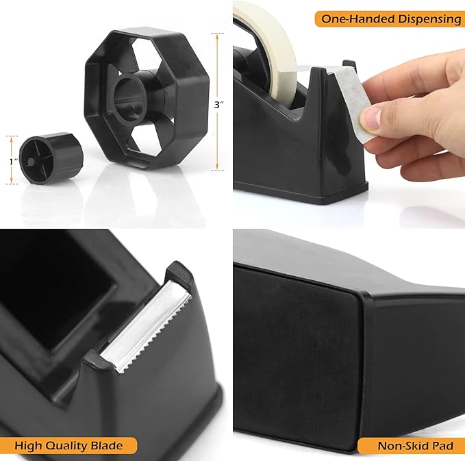 Tape Dispenser, Heat Press Tape Dispenser, Desk Heat Tape Dispenser 6.3 x 2.5 x - Image 3