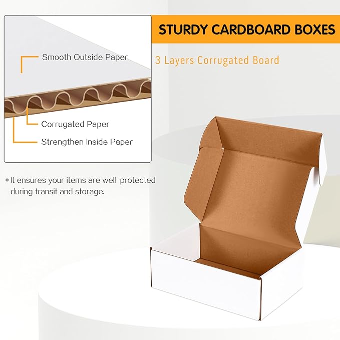 9x6x3 inch Small Shipping Boxes Set of 25 - Image 2
