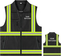 YOWESHOP Lightweight Zip-Up Safety Vest by YOWESHOP