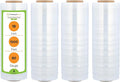 PSBM 4 Rolls 18 Inch x 1500 Feet 80 Gauge Stretch Film/Wrap, Heavy Duty by PackagingSuppliesbymail