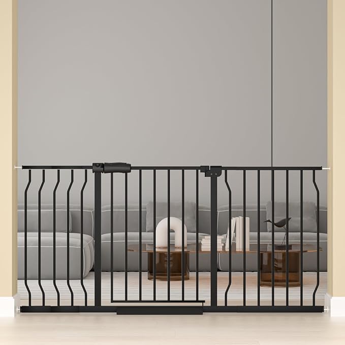 Extra Wide Baby Gate Extra Wide Extra Tall Dog Gates by HOOOEN