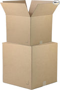 The Boxery 16"x8"x8" Brown/Kraft Corrugated Cardboard Shipping Boxes 100-Pack | by TheBoxery