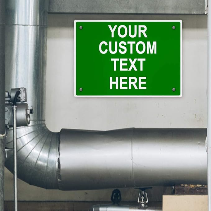 Aluminum Weatherproof Metal Sign Multiple Sizes Custom Personalized Text Here - Image 4