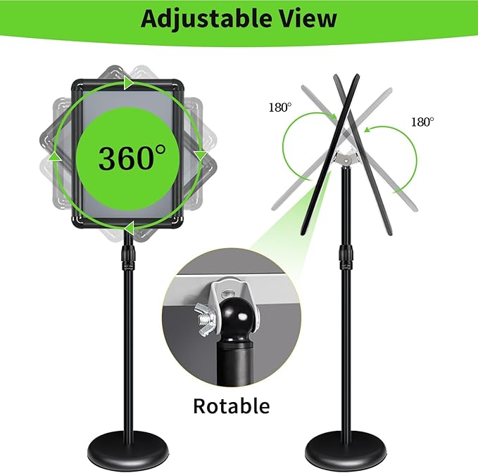 6Pack Adjustable Pedestal Sign Holder - Image 4