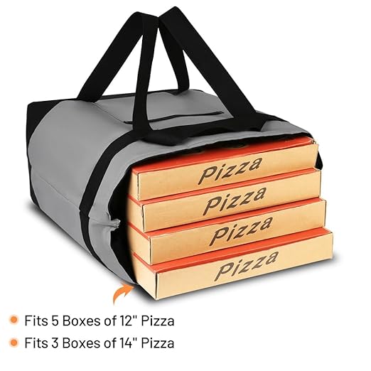 Insulated Reusable Tote Bag for Grocery Shopping for Women/Men, Pizza/Food - Image 8