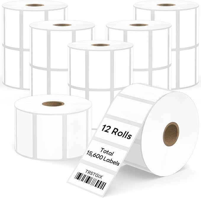 2" x 1" Direct Thermal Labels, Strong Adhesive Barcode & Address Stickers by Unknown