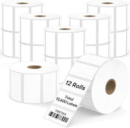 2" x 1" Direct Thermal Labels, Strong Adhesive Barcode & Address Stickers by Unknown