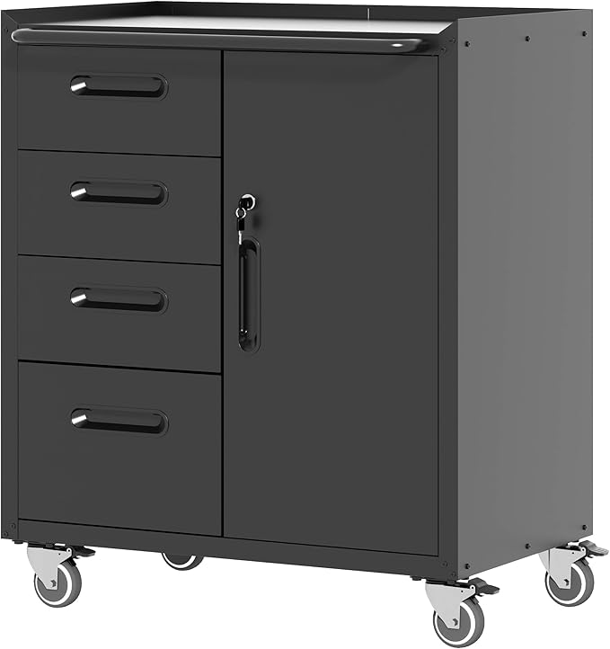 Mobile Tool Storage Cabinet by OPTYMIRA
