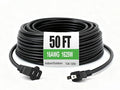 Extension Cord 50 Ft-2 Prong Outdoor Extension Cord, 16AWG 13A 1625W Waterproof by Gutedeal