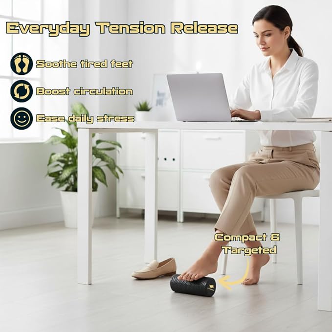 Fitizen Foam Roller – Muscle Massage Rehab Stiff Back Pain Physical Therapy - Image 5