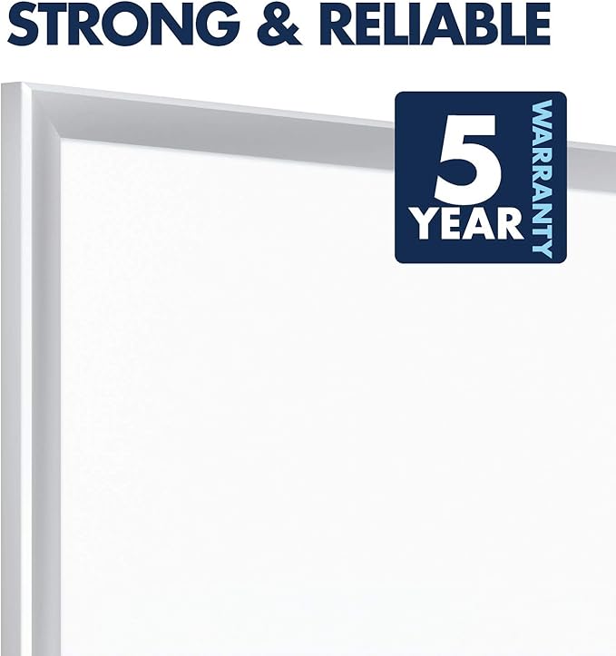 Quartet Magnetic Dry Erase White Board, Nano-Clean Surface Resists Ink Stains - Image 4