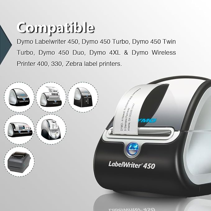 BETCKEY - Compatible DYMO 30252 Address & Barcode Labels - Compatible - Image 3