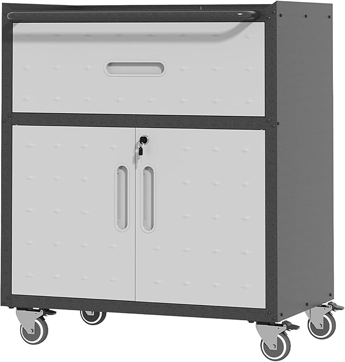 Metal Mobile Tool Storage Cabinet by OPTYMIRA