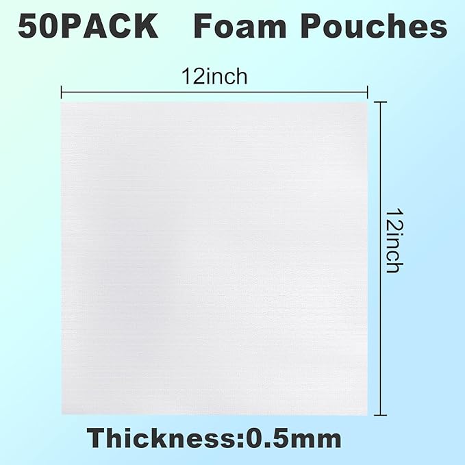 50Pack Foam Pouches - Image 2
