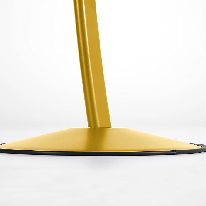 M&T Displays Simplistic Curved Menu Board 11x17 inch Gold Pedestal Sign Holder - Image 7
