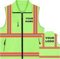 YOWESHOP Lightweight Zip-Up Safety Vest by YOWESHOP
