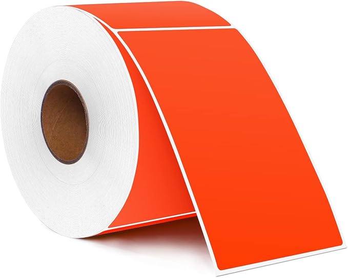 PARLAIM 5" x 3" Rectangle Color Coding Labels, 500 per Inventory Labels Color by PARLAIM