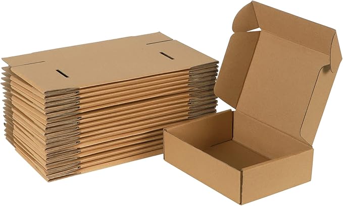 Trwcrt Shipping Boxes 7x5x2 Set of 20, Corrugated Cardboard Box by Trwcrt