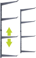 Heavy Duty 4-Tier Lumber Storage Rack by Delta Cycle, Holds Up To 640 lbs by deltaCycleandHome