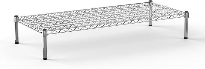 21''W x 48''L x 8''H Chrome Plated Wire Dunnage Rack | Off The Floor Storage by Regal+Altair
