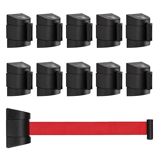 DuraSteel Wall Mount Retractable Belt Barrier by DuraSteel