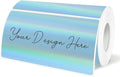 2x4 Inch Holographic Thermal Labels, Self-Adhesive Glitter Thermals Printer by Unknown