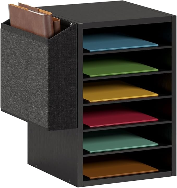 Literature Organization Paper Storage Slot, Office Desk File Organizer by Unionly