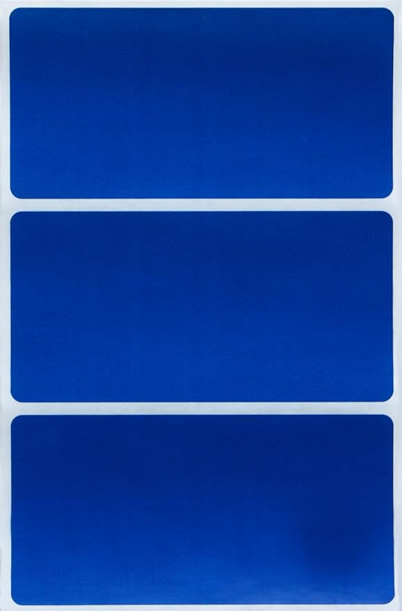 Royal Green Rectangular Stickers Color-Coding Labels by RoyalGreen