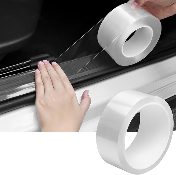 DGSL Car Door Edge Guards Door Sill Protector, 0.8In x 9.8Ft 5D Carbon Fiber by DGSL