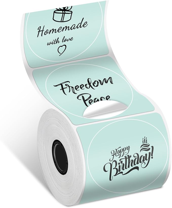 Phomemo Circle Labels for M110/M110S/M120/M200/M220 Label Maker, 1.96" x by Phomemo