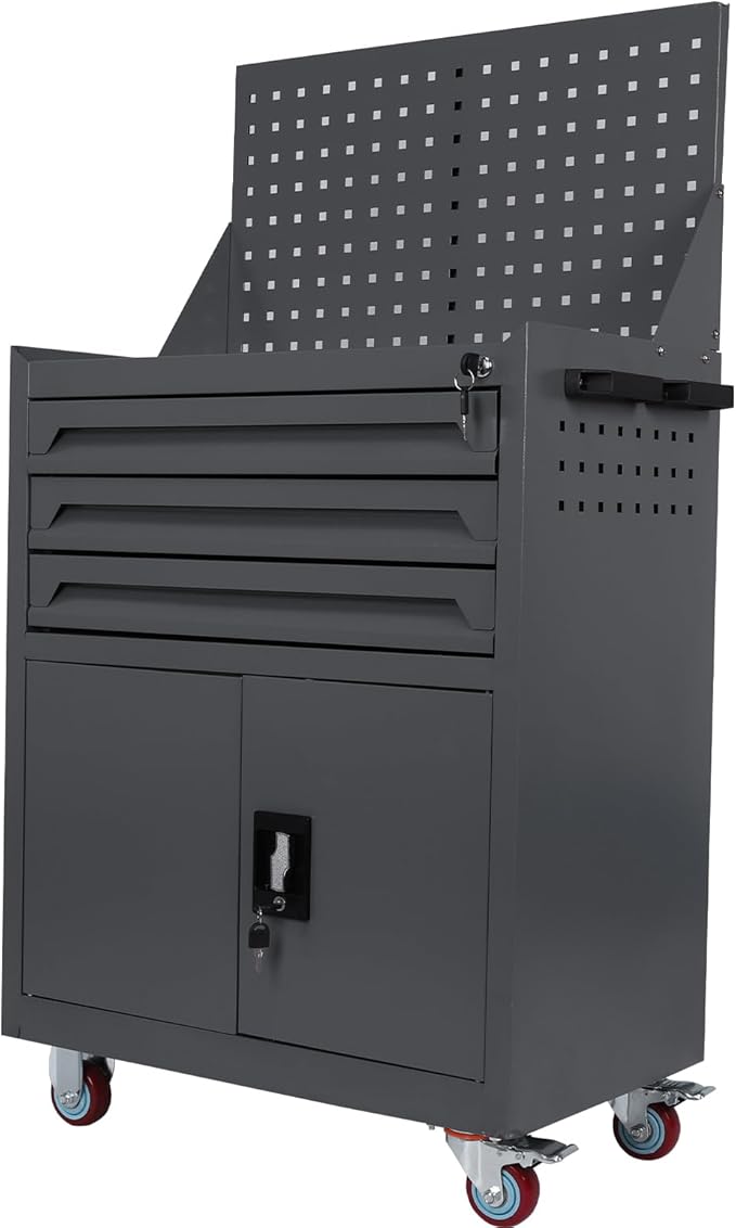 Rolling Tool Chest with Drawers Tool Storage Cabinet Auto Repair Tool Cart - Image 8