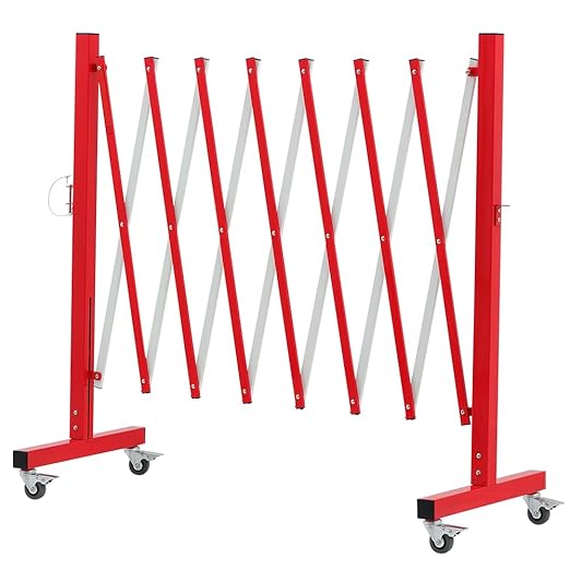 GYMTIME Easily Assembled Expandable Metal Barricade, 11 Feet, Portable Safety - Image 6