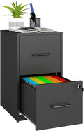 2 Drawer File Cabinet with Lock, Vertical Filing Cabinets by Unknown
