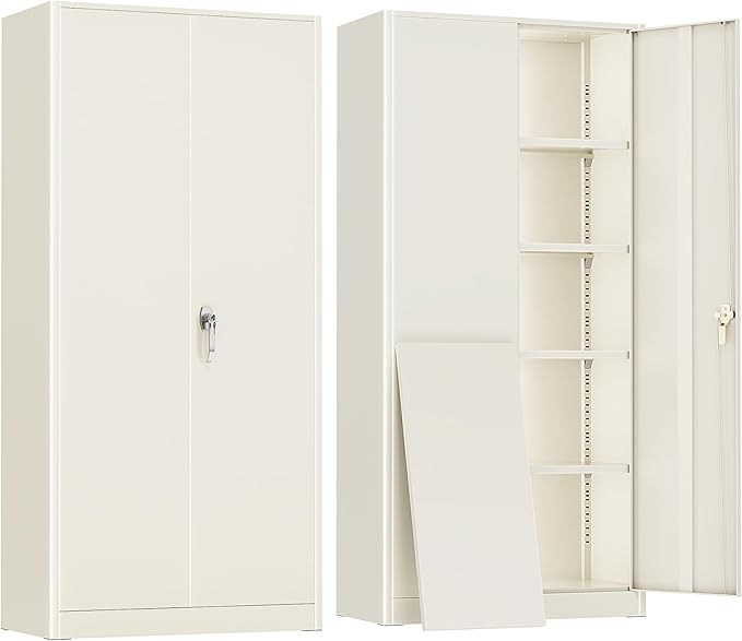 Greenvelly Metal Garage Storage Cabinet by Greenvelly