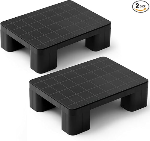 2 Pcs Plastic Pallet for Basement Storage Easy Stack Lightweight Floor Pallet by Vercraft