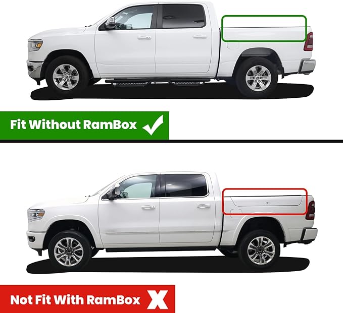 LASFIT 5FT7 Truck Bed Mat for Ram 1500/1500 RHO 2019-2026 & RAM 1500 Classic - Image 2