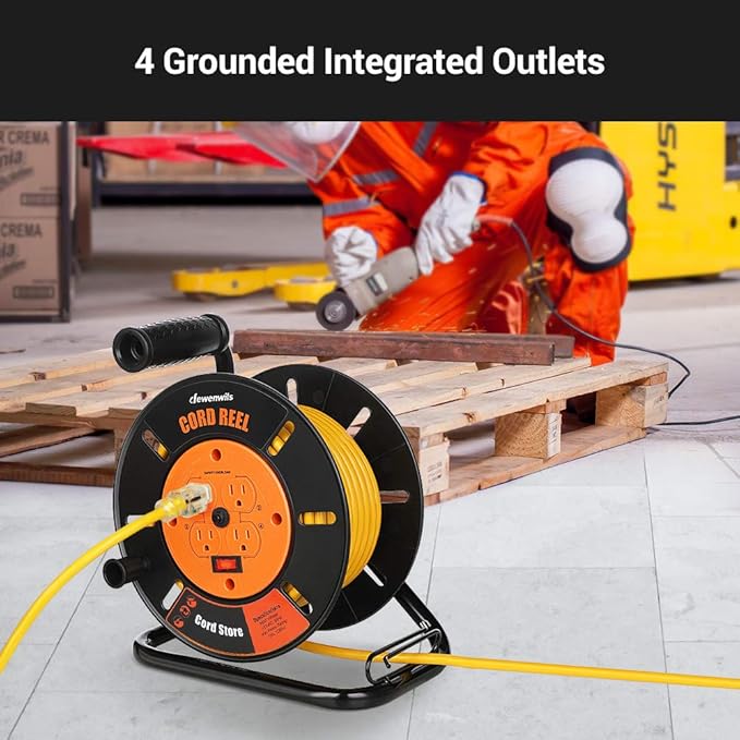 DEWENWILS Extension Cord Storage Reel - Image 3