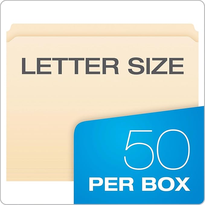 Pendaflex Manila Fastener Folders, Letter Size, 1 Fastener, Straight Cut - Image 7