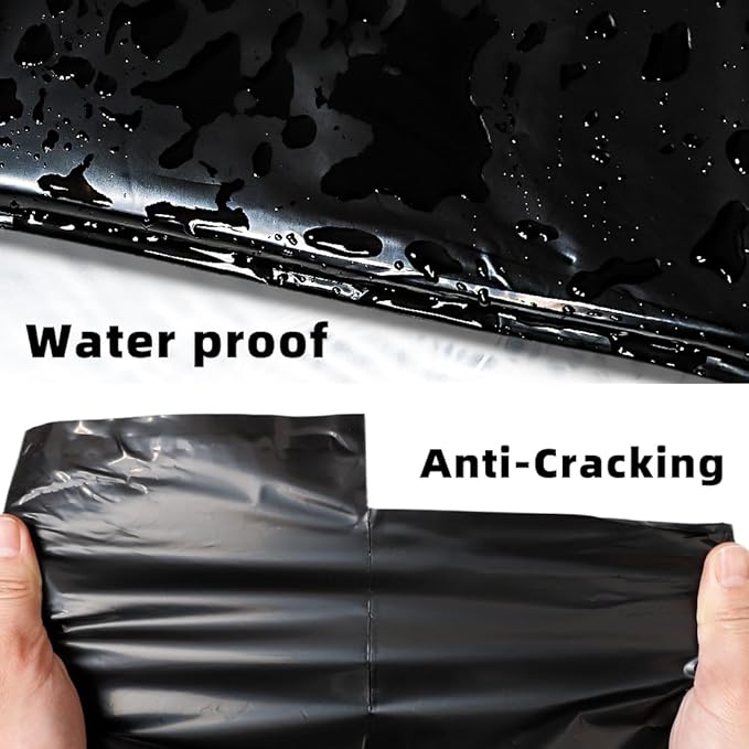 POLYSELLS 1000 pcs 7.5x10.5 Inches Black Poly Mailers Shipping Envelopes - Image 4