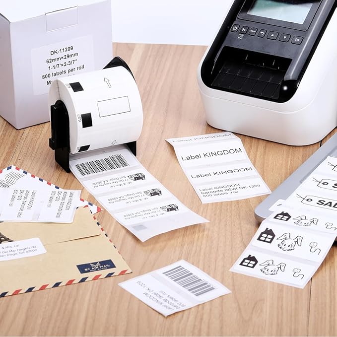 Replace for Brother DK-1209 Small Address Label, 29 x 62mm, 800 Stickers per - Image 6