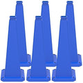 BESEA 6 Pack 28" Bright Blue Traffic Safety Cones by BeSea