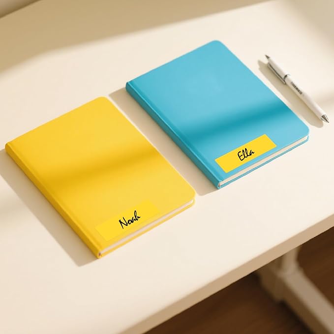 3 × 1 Inches Yellow Rectangle Color Coding Labels 1000 PCS, Self-Adhesive - Image 3