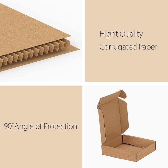 RLAVBL 4x4x1 Small Shipping Boxes Set of 50 - Image 3