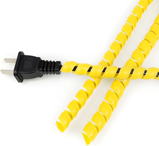 Spiral Cable Wrap, 33ft Wire Protection Sleeve Cover Cable Organizer Pipe by PursuingaBetterLife