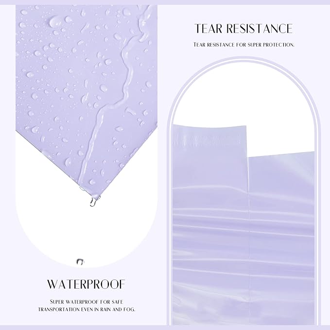 Metronic Large Poly Mailers 14.5x19 50PC, Waterproof Shipping Bags - Image 3