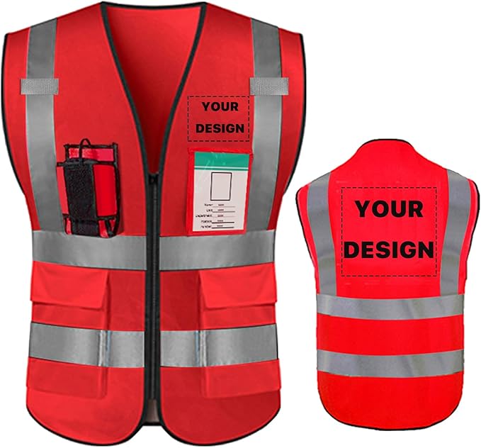 YOWESHOP High Reflective Visibility Safety Vest by YOWESHOP