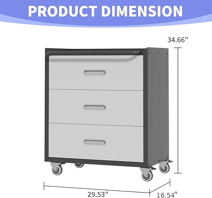 Metal Garage Storage Cabinet - Image 3