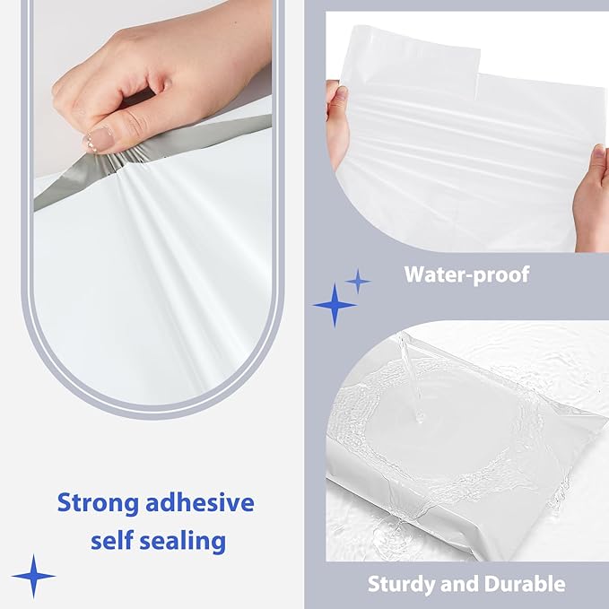 Fuxury Poly Mailers 17.7 X 22 Inches 50 Pcs, Bulk Shipping Bags - Image 3